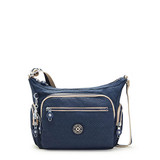 Bolsos Cruzados Kipling Gabbie Small Printed Azules | MX 1148ZU